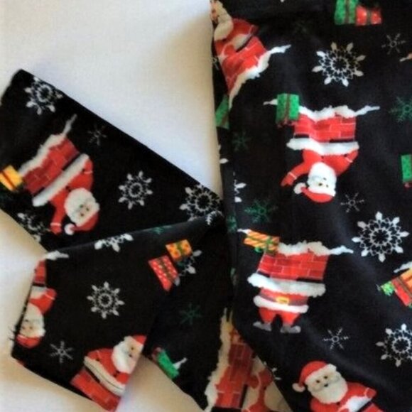 SANTA LEGGINGS LIKE NEW M - Picture 5 of 7